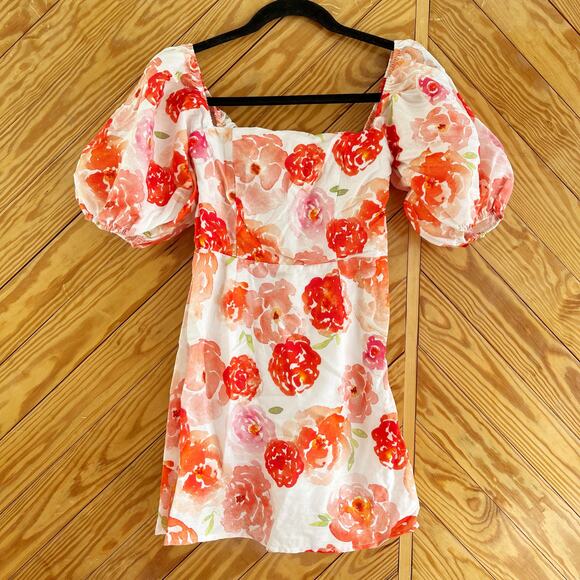 Charlie Holliday X Revolve Linen Bradley Dress Rose - Picture 5 of 10